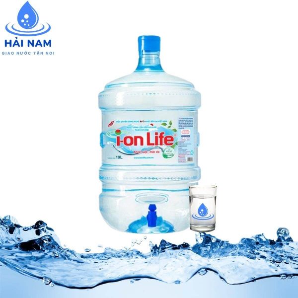 Nước ion Life 19L bình vòi