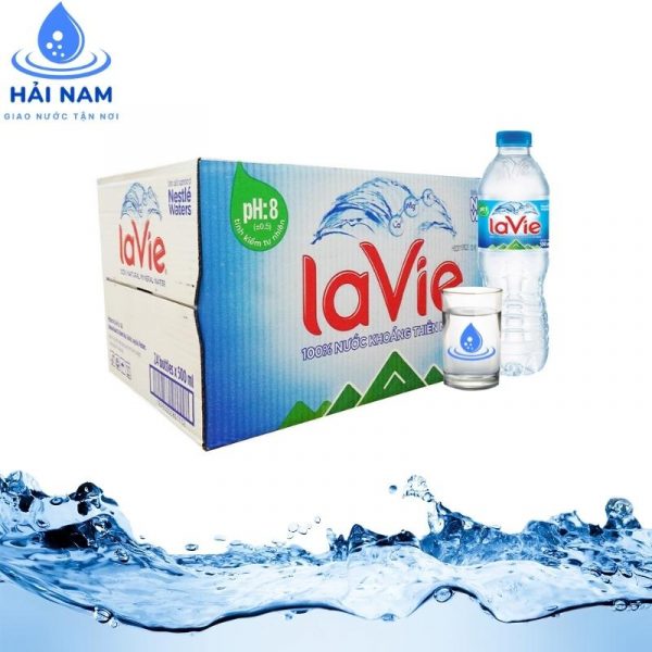 Thùng nước khoáng Lavie 500ml thùng 24 chai - Giao Nước Hải Nam