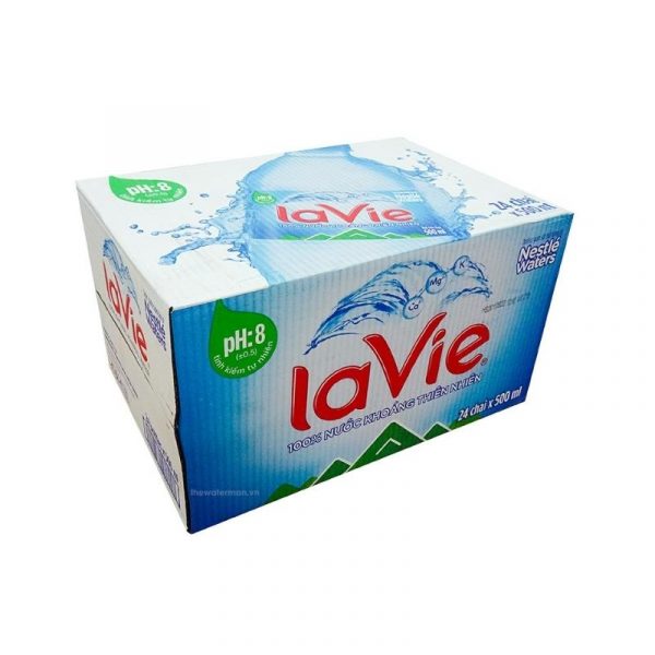 Thùng nước khoáng Lavie 500ml thùng 24 chai - Giao Nước Hải Nam